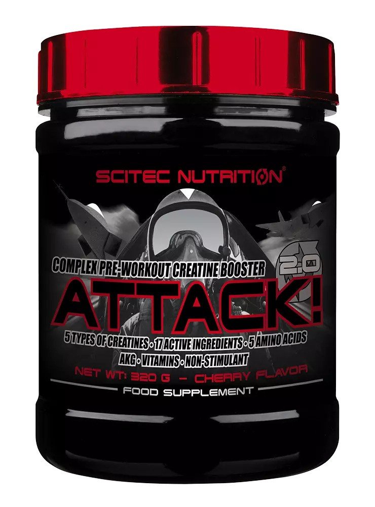 Scitec Attack 2.0 320gr Cherry