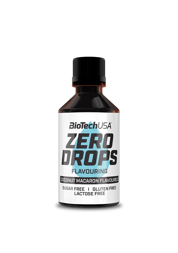 BioTechUSA Zero Drops 50ml Coconut Macaroon
