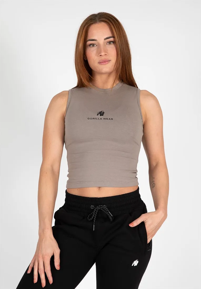 Gorilla Wear Livonia Crop Top Beige