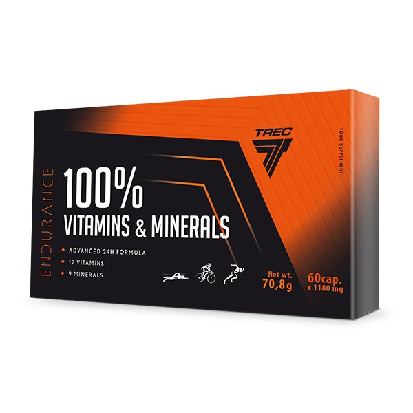 100% VITAMINS & MINERALS | 60 caps дневна/ноќна формула