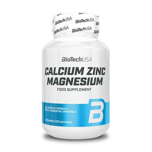 BioTechUSA Calcium Zinc Magnesium 100 tablets